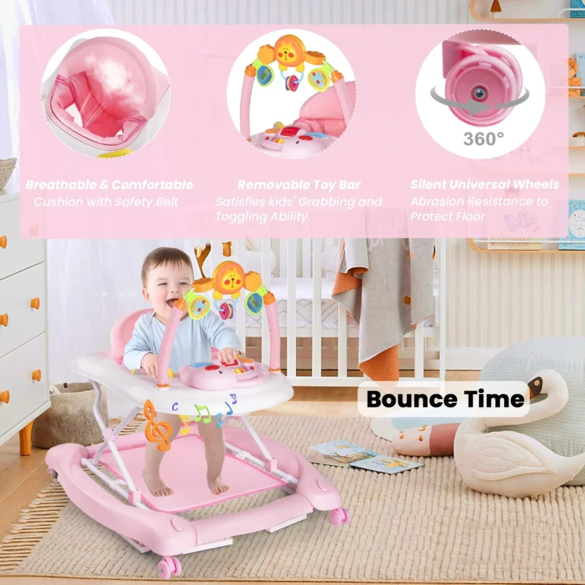 Boyro Baby 5-in-1 Baby Walkers for Boys Girls 6-12 Months - Image 8