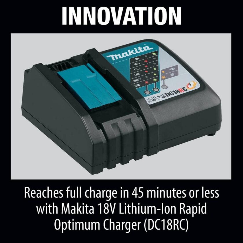 18-Volt LXT Battery and Rapid Optimum Charger Starter Pack (5.0Ah) with bonus 18V LXT Brushless Cut-Off/Angle Grinder BL1850BDC2XAG04 - Image 10