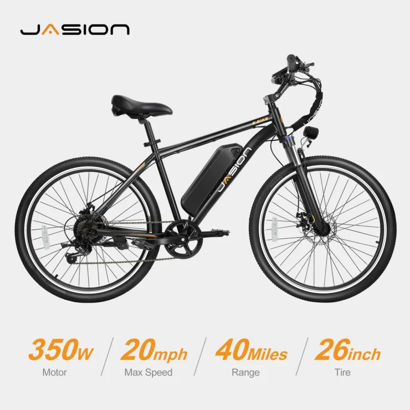 Jasion Electric Bike for Adults with 360Wh Removable Battery - Image 2