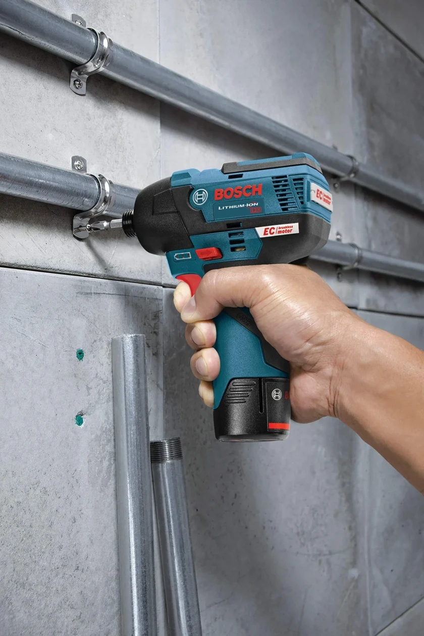 BOSCH CLPK22-120 12V Max Cordless 2-Tool 3/8 in. Drill/Driver and 1/4 in. Impact Driver Combo Kit with 2 Batteries, Charger and Case,Blue - Image 38