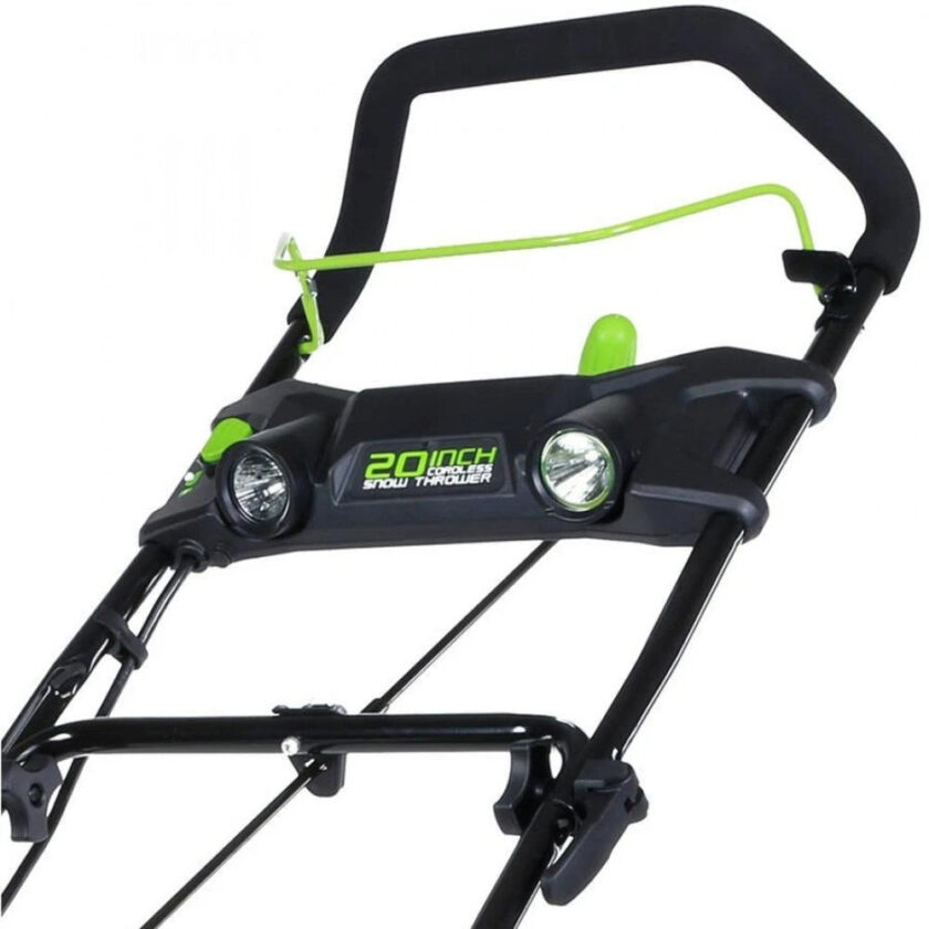 Greenworks PRO 20-Inch 80V Cordless Snow Thrower, 2.0 AH Battery Included 2600402 - Image 4