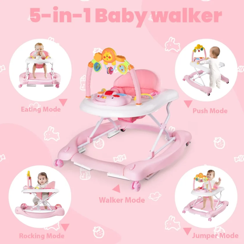 Boyro Baby 5-in-1 Baby Walkers for Boys Girls 6-12 Months - Image 5