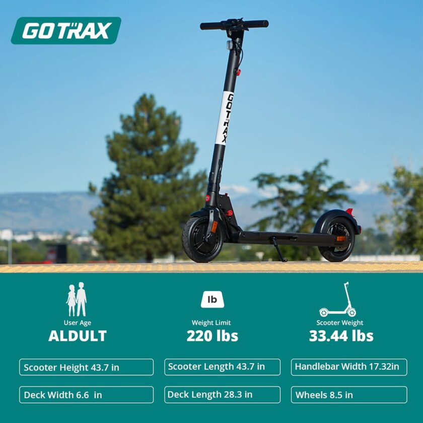 Adult Electric Scooter, 8.5 Inch Pneumatic Tires, Max Range 14/18 Miles, Max Speed 15.5/18 MPH, Powered by 300 Watt Motor, with Cruise Control Adult Folding Electric Scooter - Image 22