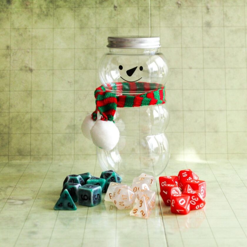 Christmas Snowman Christmas Tree Dice Gift