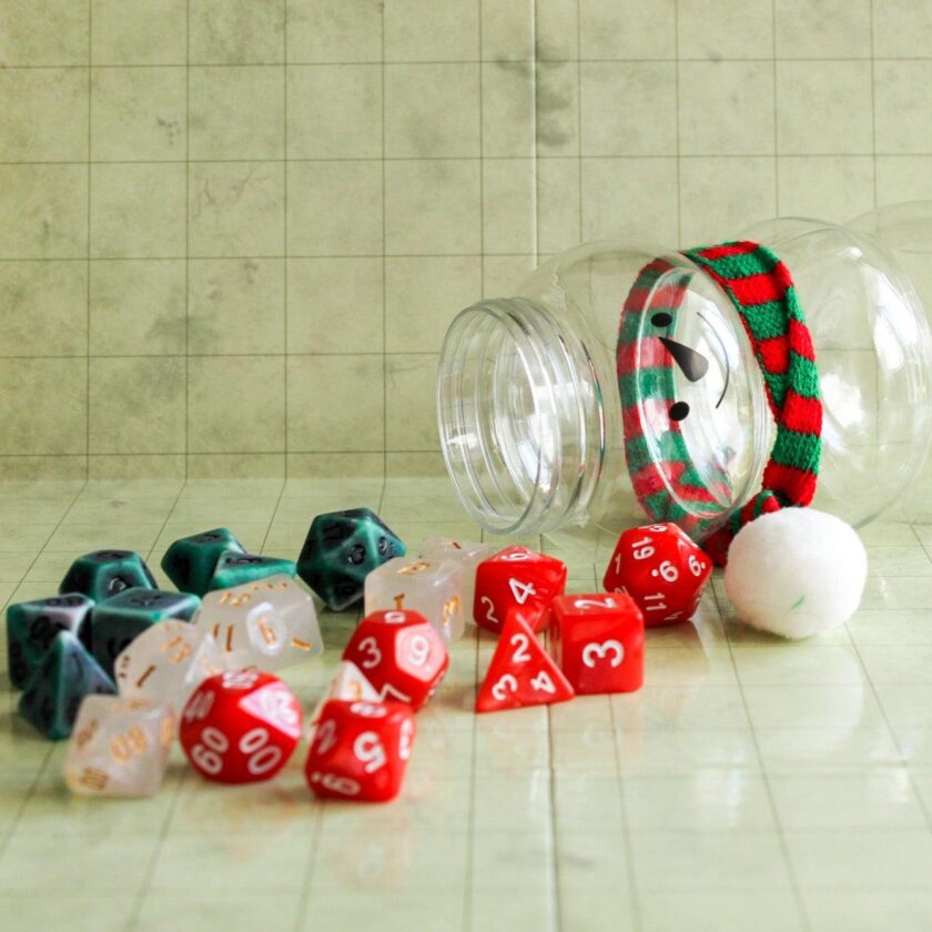 Christmas Snowman Christmas Tree Dice Gift - Image 3