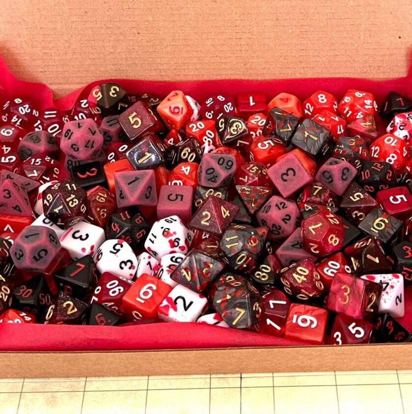 Red DnD Dice Set - Image 2