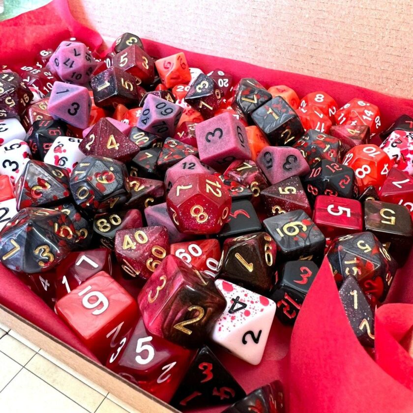 Red DnD Dice Set - Image 3