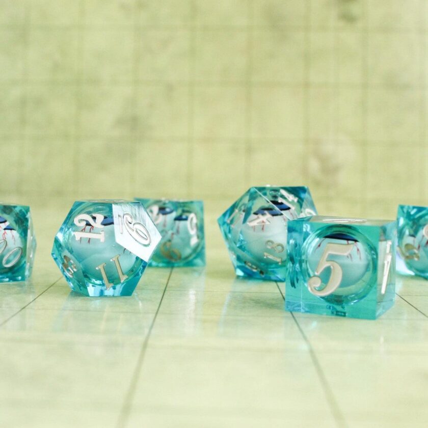 Blue Googlie Eyes Dice - Image 4