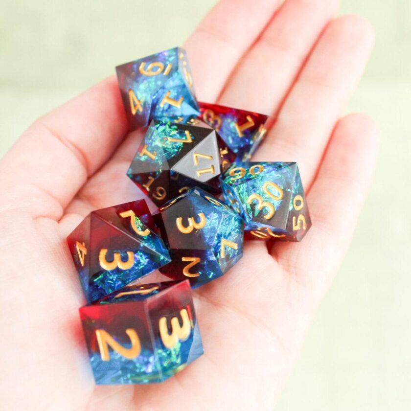 Blue and Red Sharp dice - Image 4