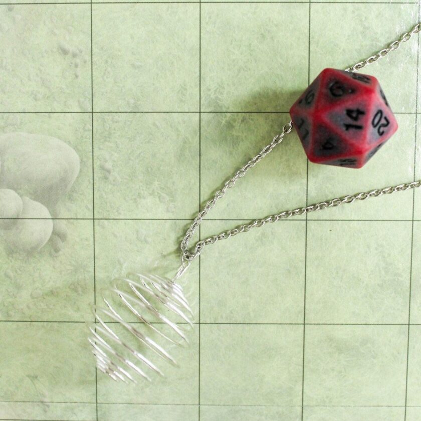 D20 Spiral Dice Necklace - Image 7