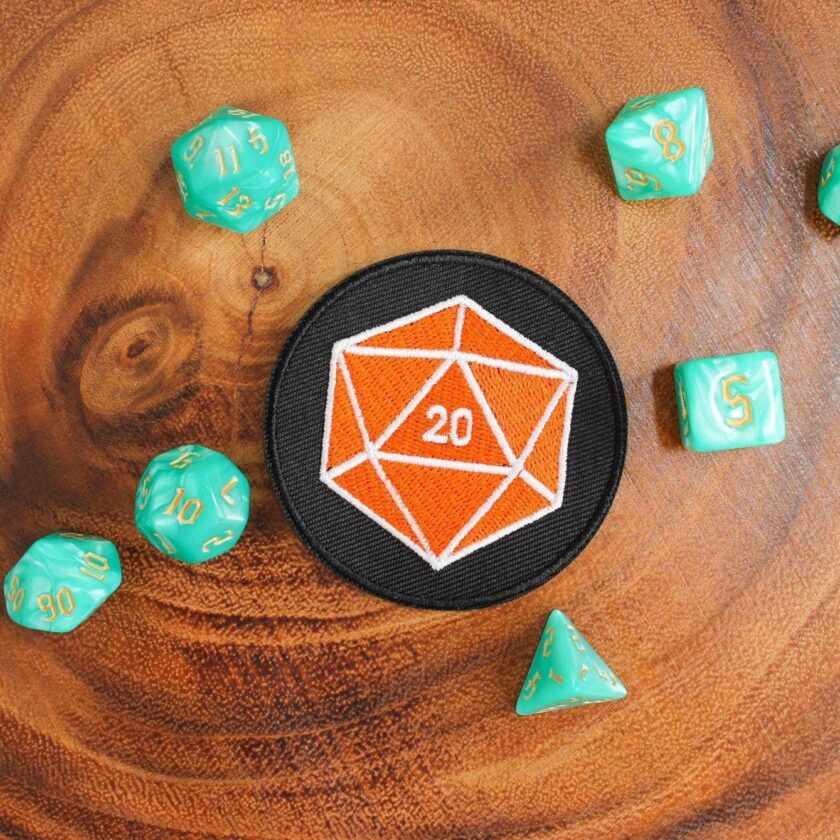 Orange D20 Patch