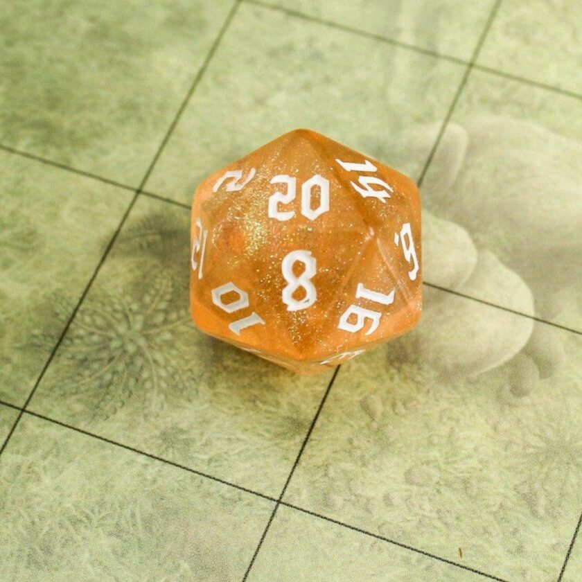 Fog Peach Dice Set - Image 6