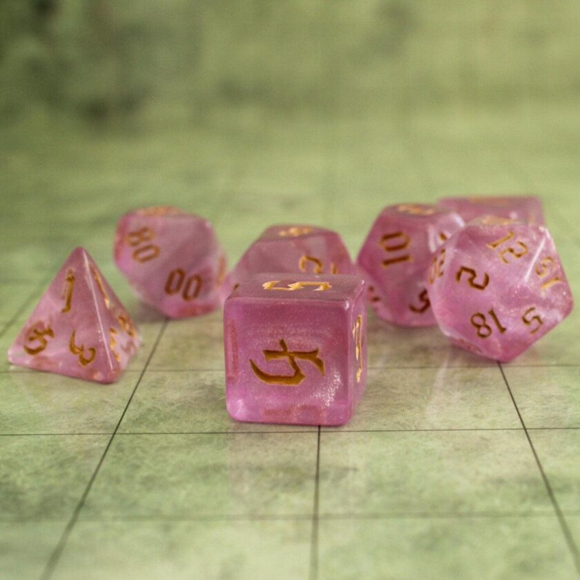 Rose Fog Dice Set - Image 2