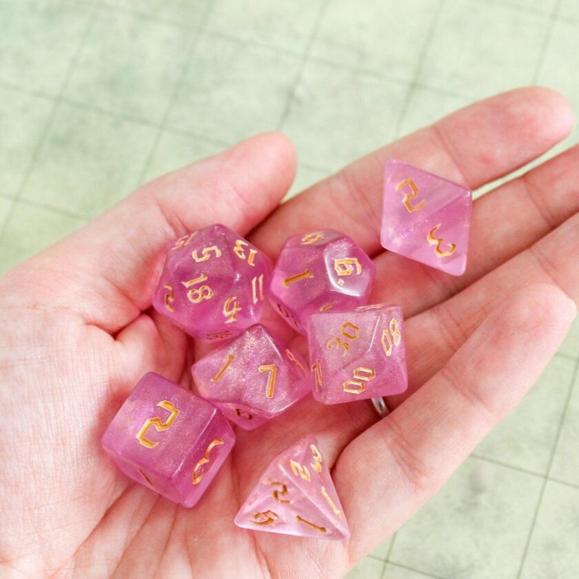 Rose Fog Dice Set - Image 3