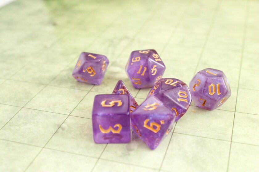 Purple Fog Dice Set - Image 4