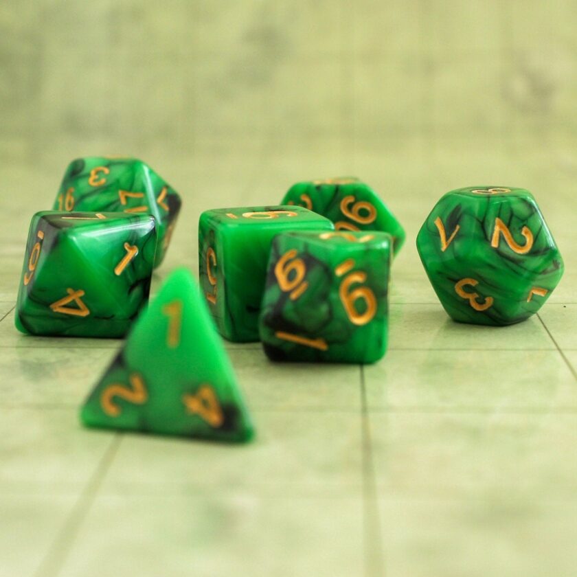 Green and Black Dice - Image 2