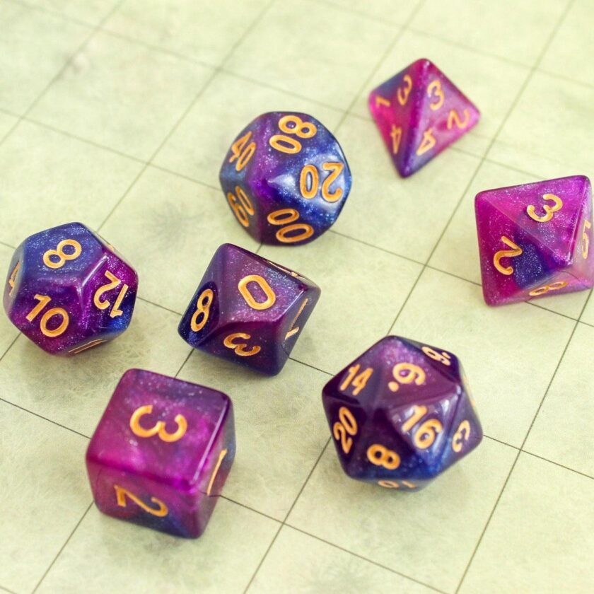 Slush Purple Dice Dnd