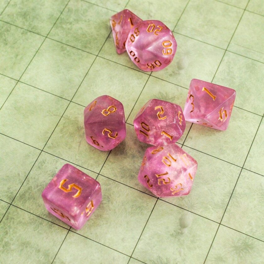 Rose Fog Dice Set - Image 5