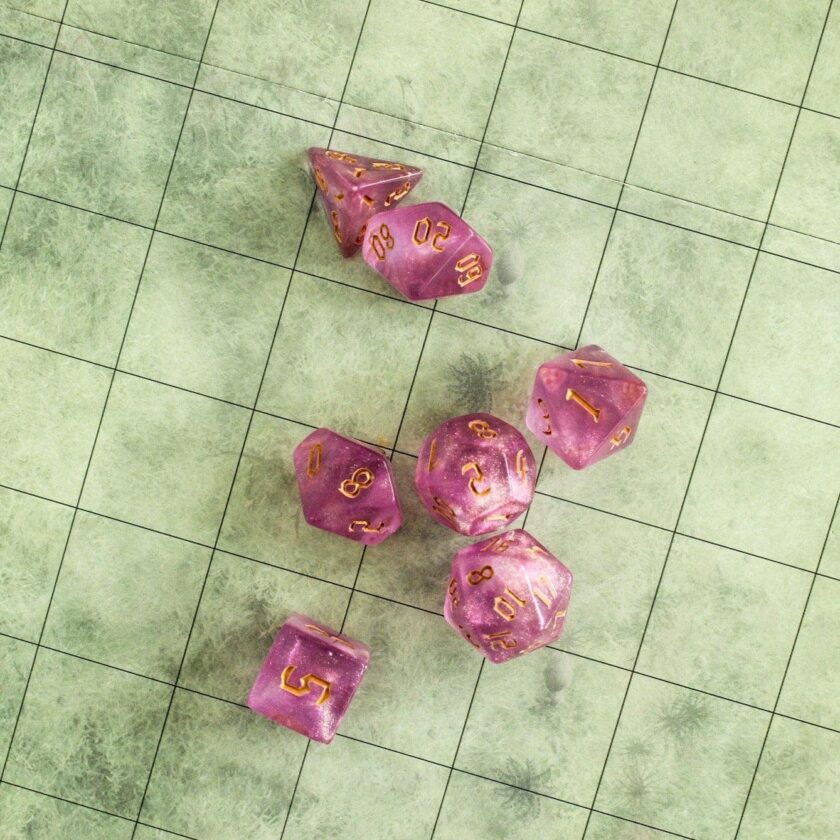 Rose Fog Dice Set - Image 4