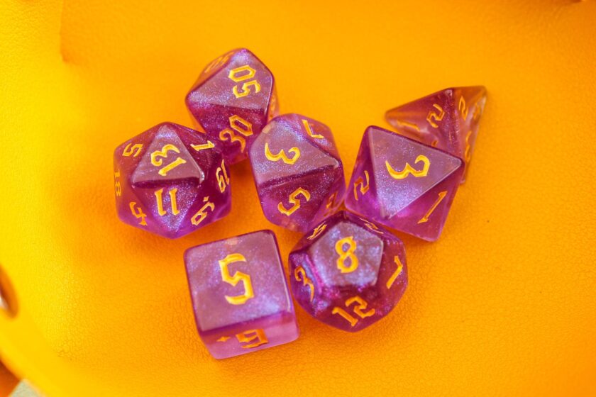 Purple Fog Dice Set