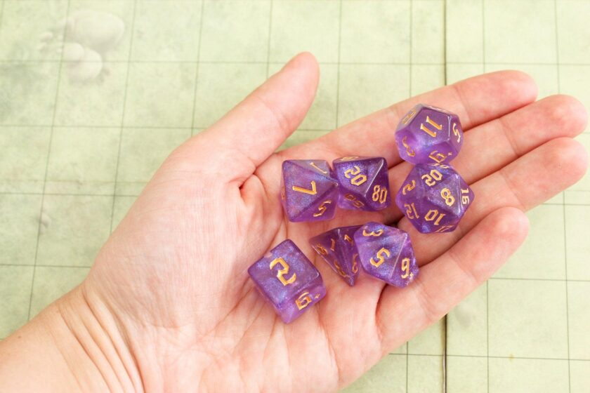 Purple Fog Dice Set - Image 3