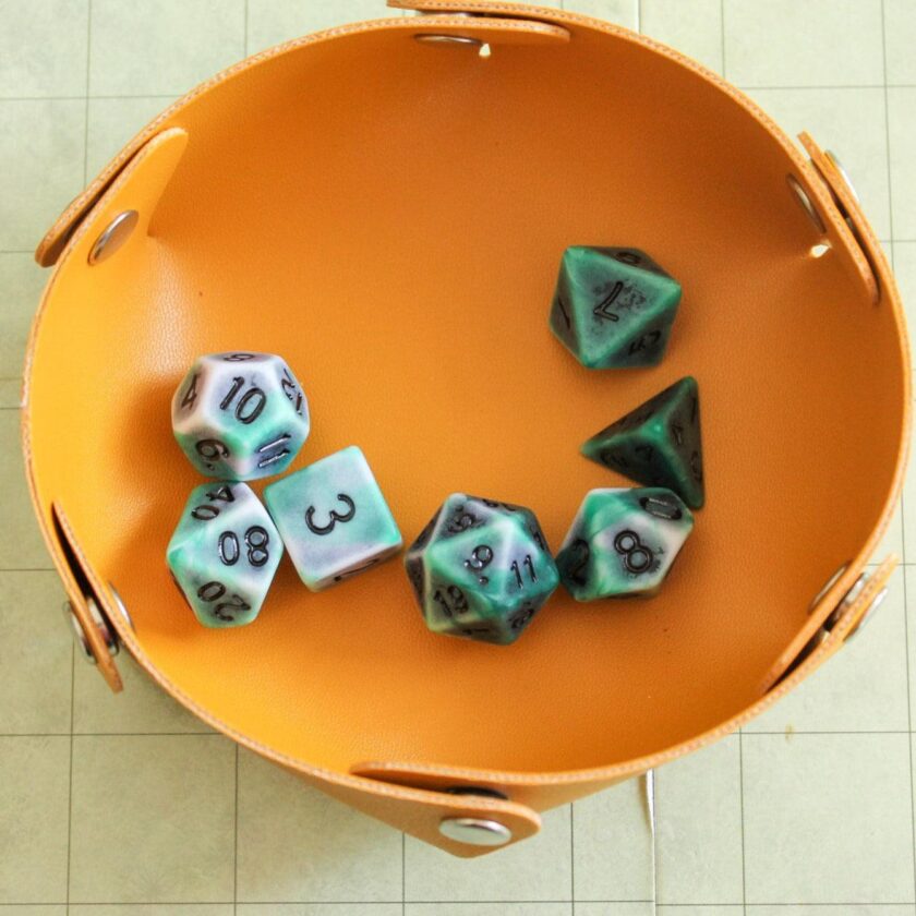 Archaic Green Dice Set - Image 5