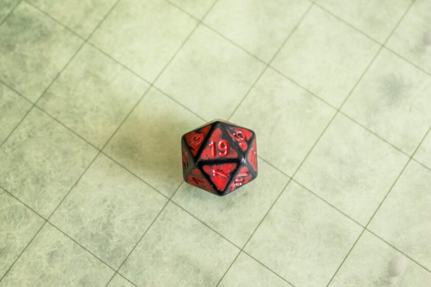 Archaic Dark Red Dice - Image 3