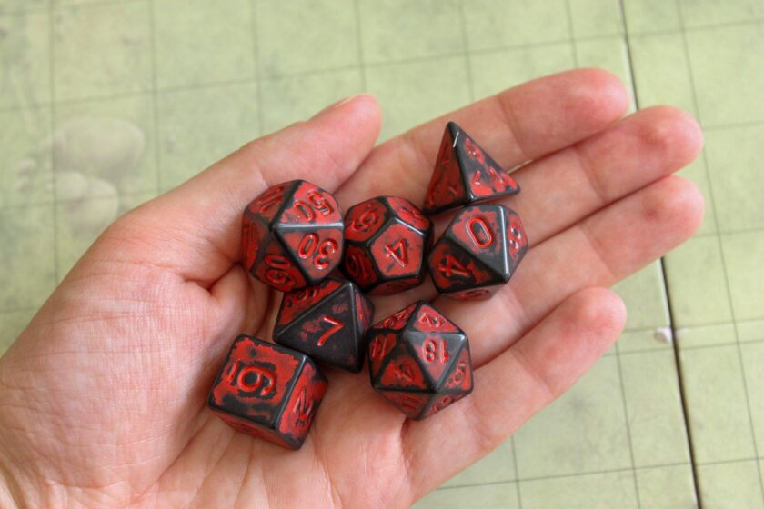 Archaic Dark Red Dice - Image 6