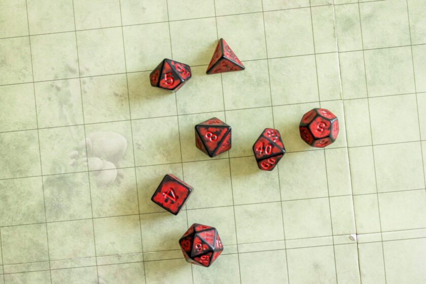 Archaic Dark Red Dice - Image 2