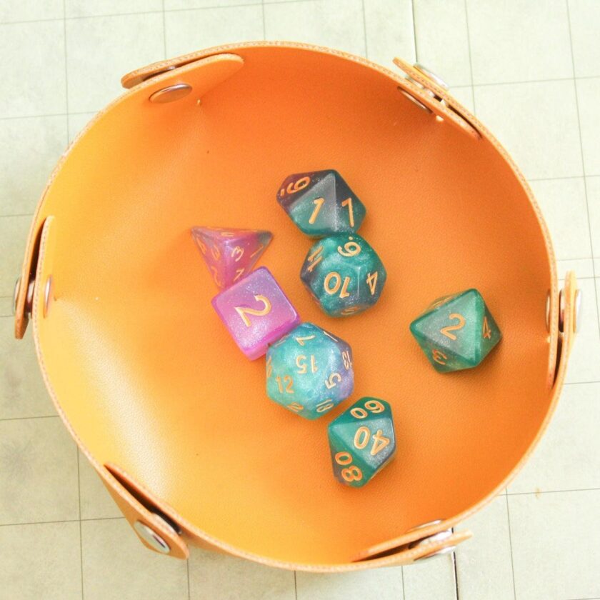 Purple and Blue Mermaid Dice Set