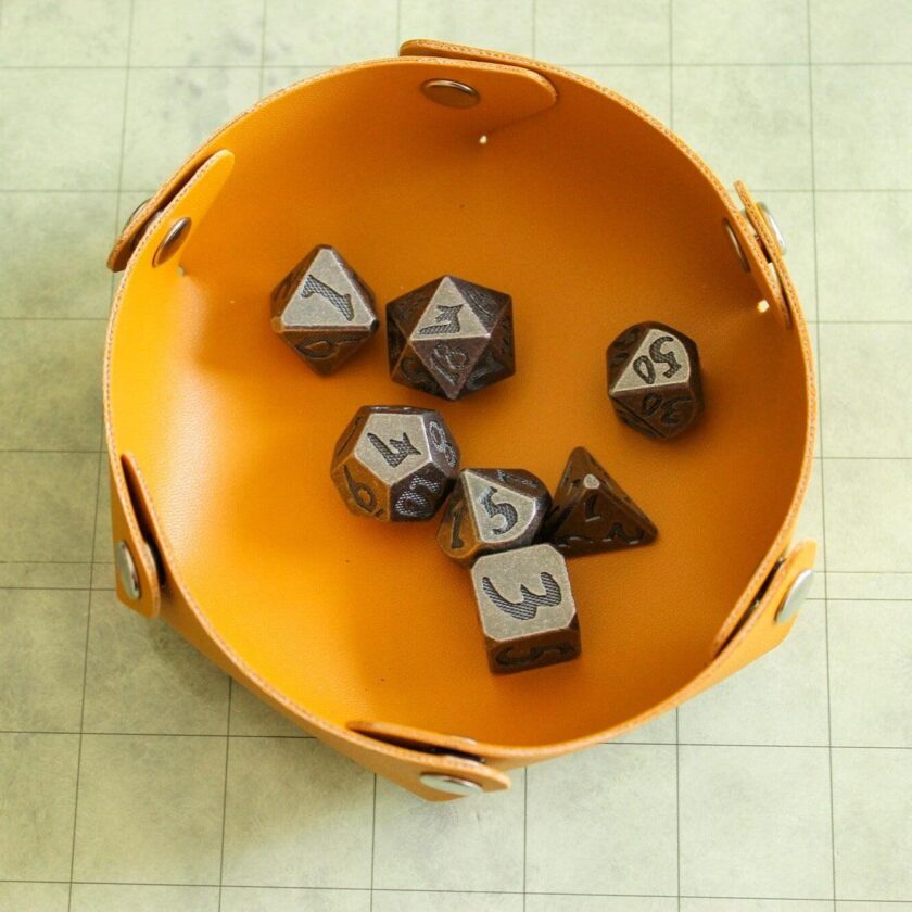 Black Metal Dice Set - Image 5