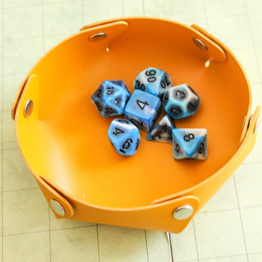 Archaic Light Blue Dice Set