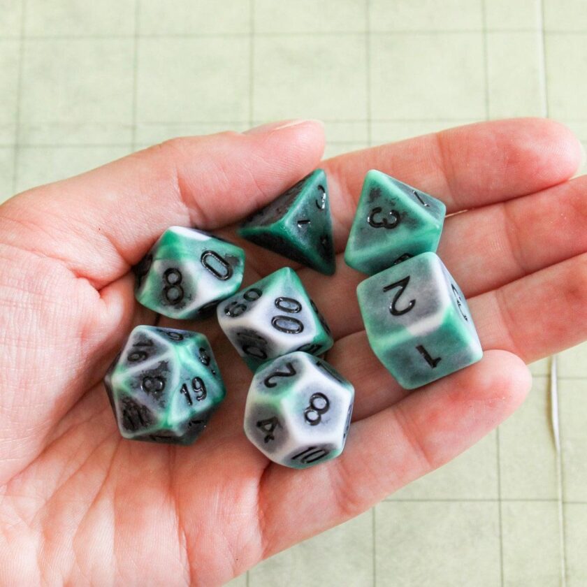 Archaic Green Dice Set - Image 2