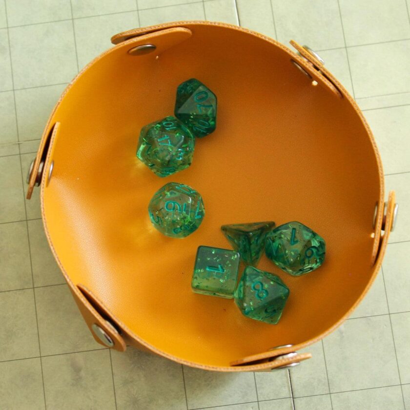 Green Glint Dice Set - Image 3