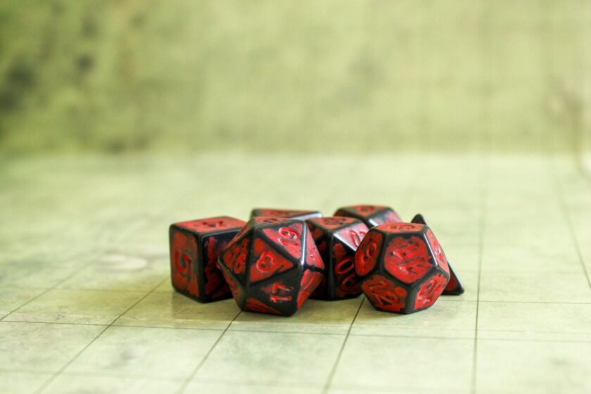 Archaic Dark Red Dice - Image 5