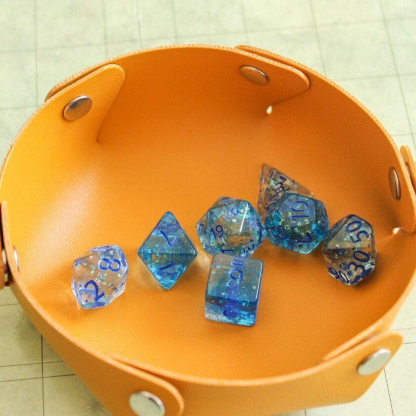 Glint Blue Dice Set