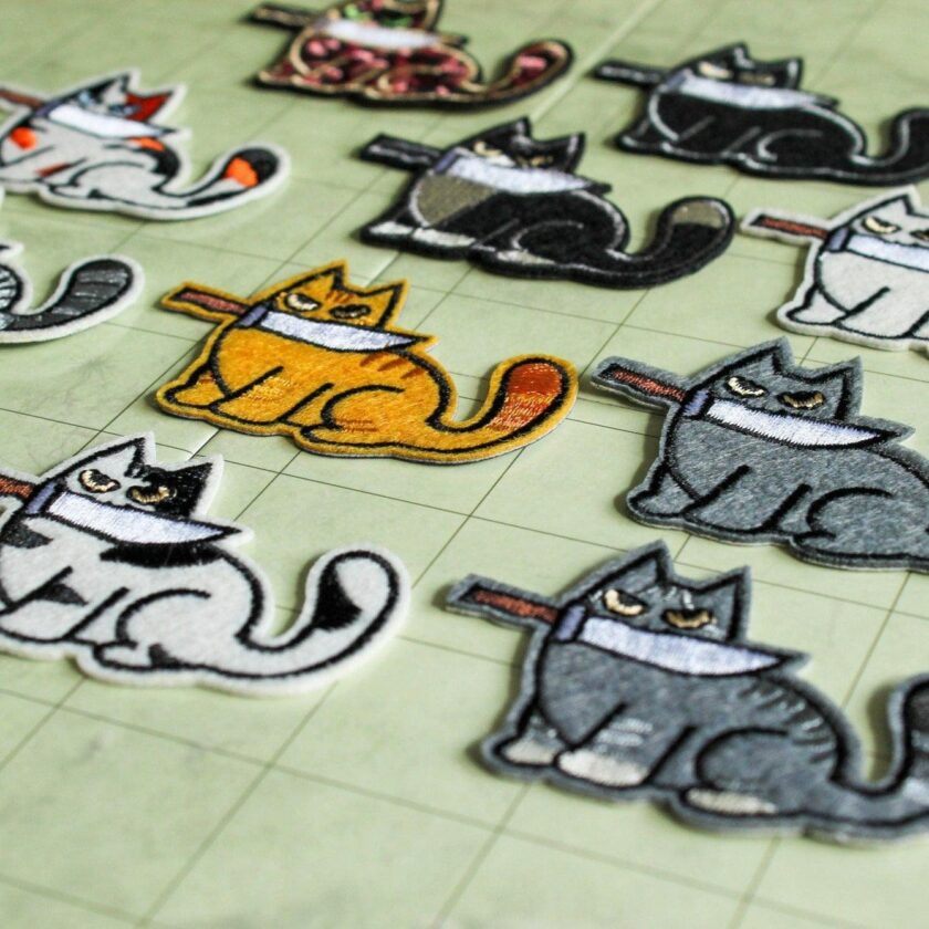 Mystery Dagger Cat Patch - Image 4