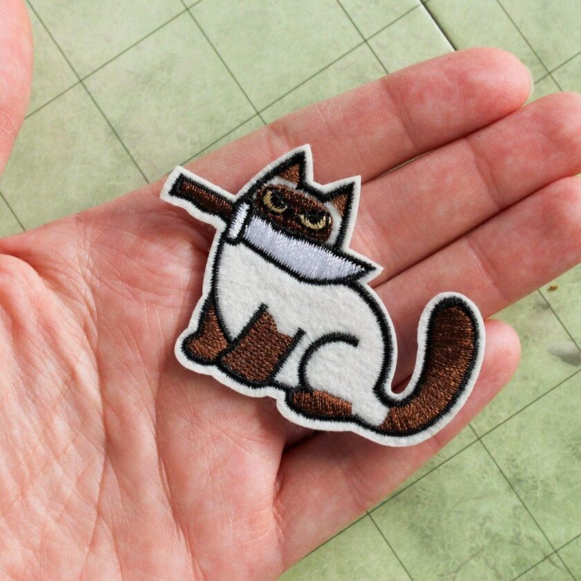 Mystery Dagger Cat Patch - Image 5