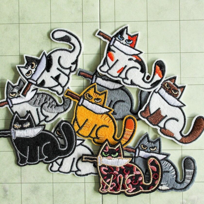 Mystery Dagger Cat Patch - Image 3