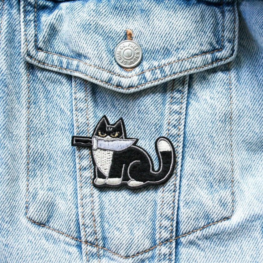 Mystery Dagger Cat Patch - Image 6