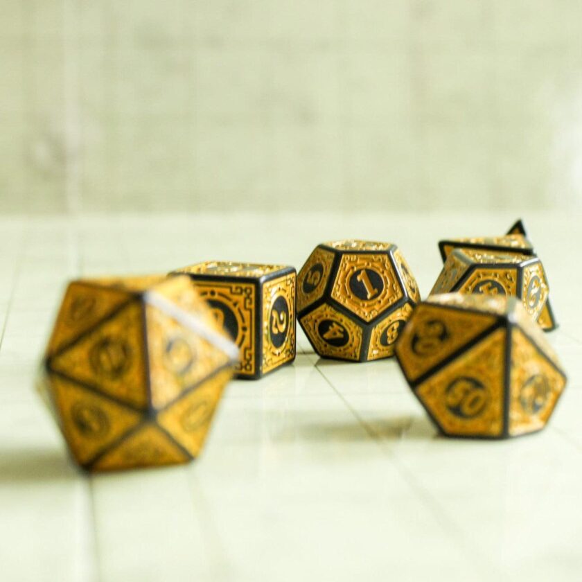 Zoltar Yellow Dice Set - Image 2