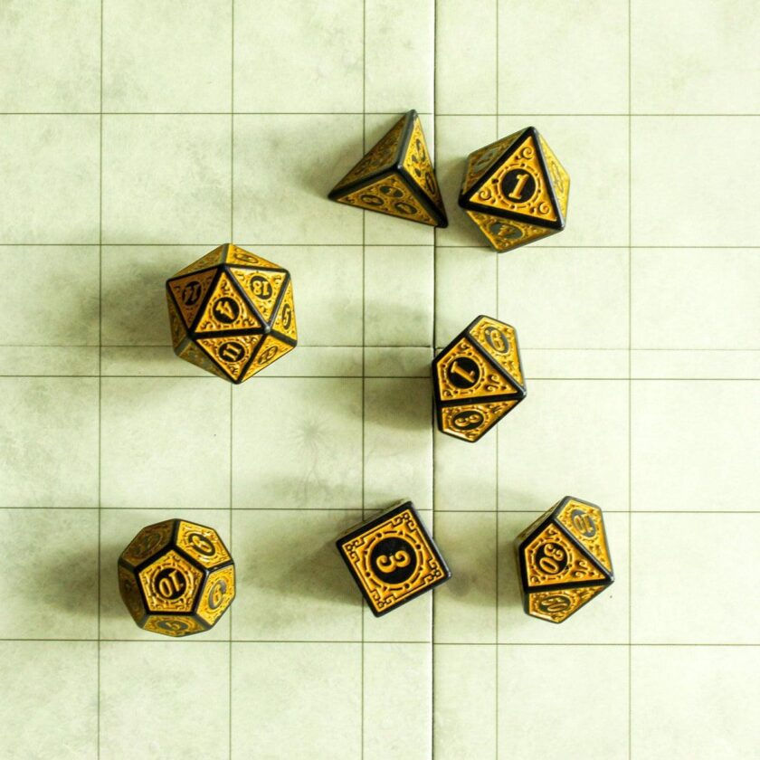 Zoltar Yellow Dice Set - Image 5