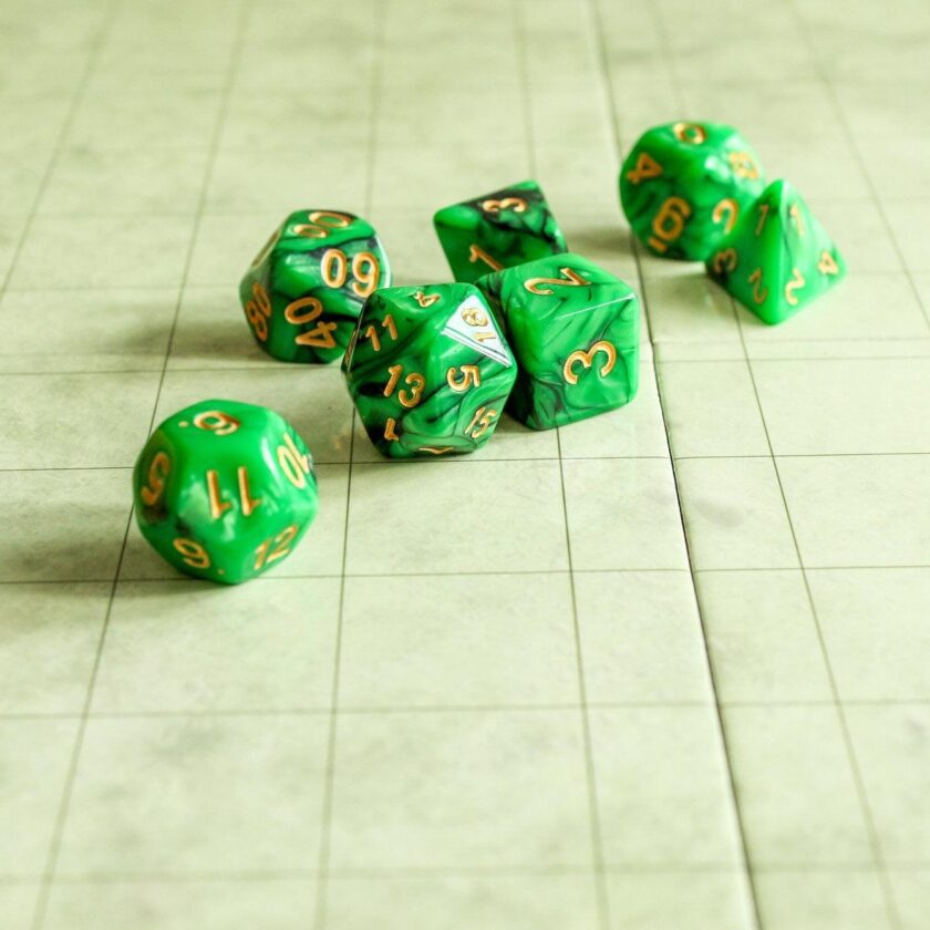 Green Slush Dice Set - Image 3