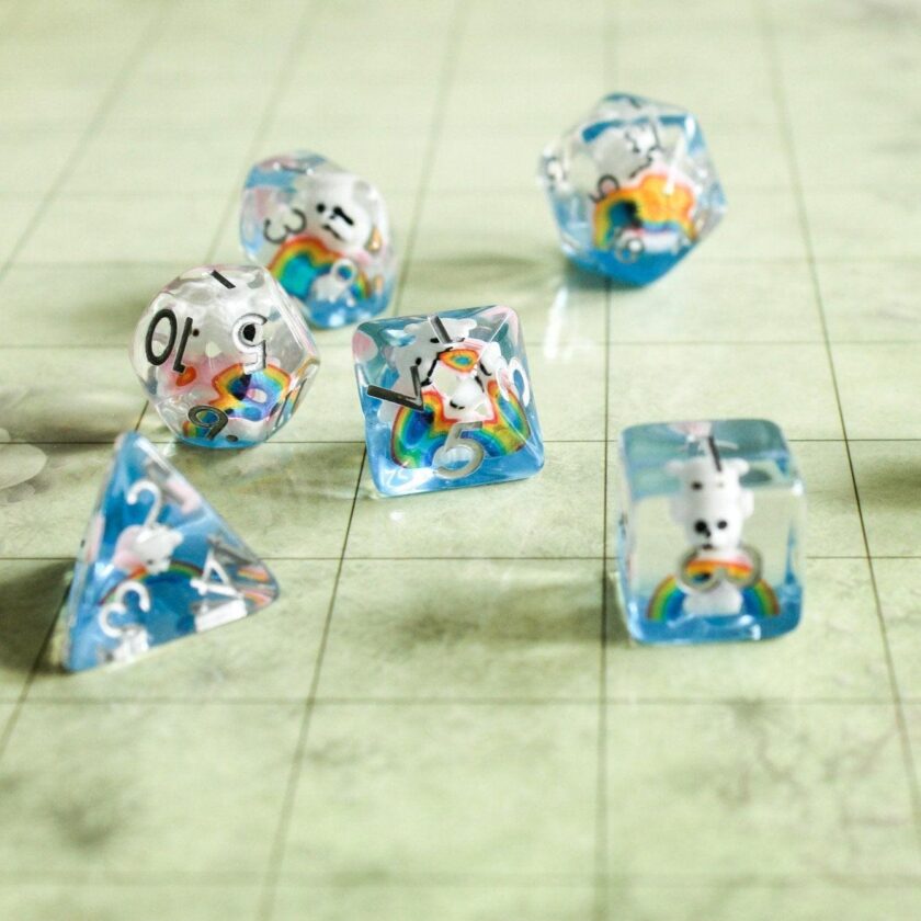 Rainbow Bear Clear dice - Image 2