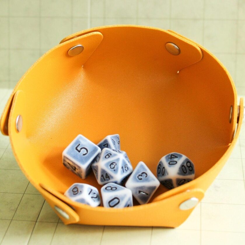 Archaic Dark Blue Dice Set - Image 5