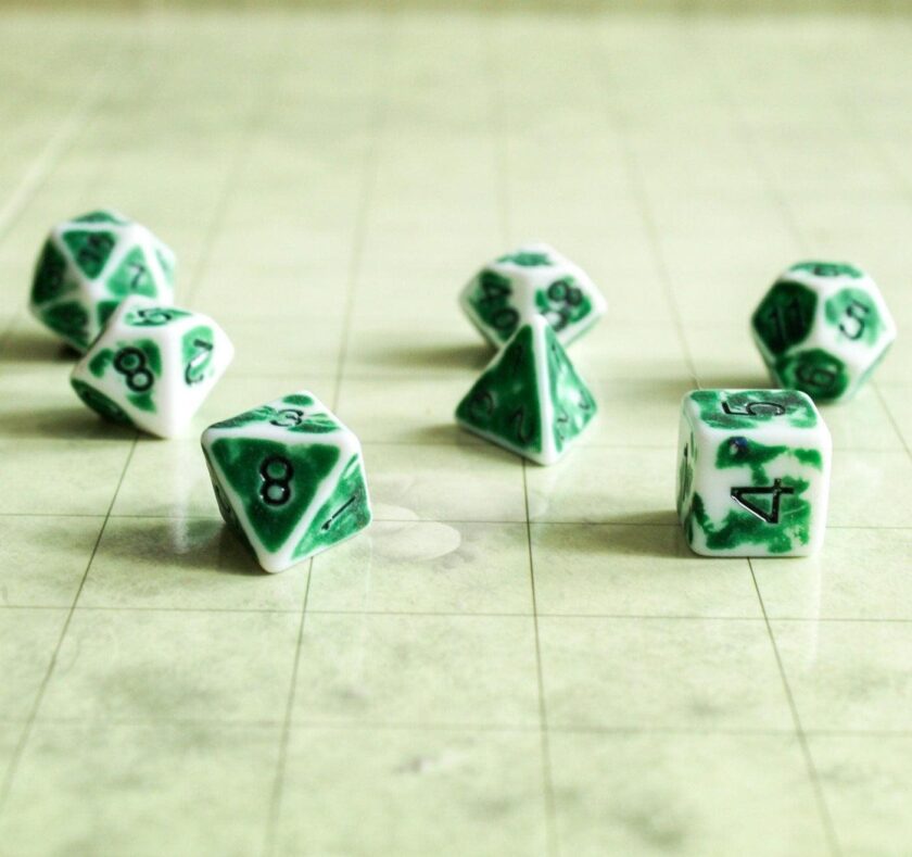 Archaic Light Green Dice Set - Image 6