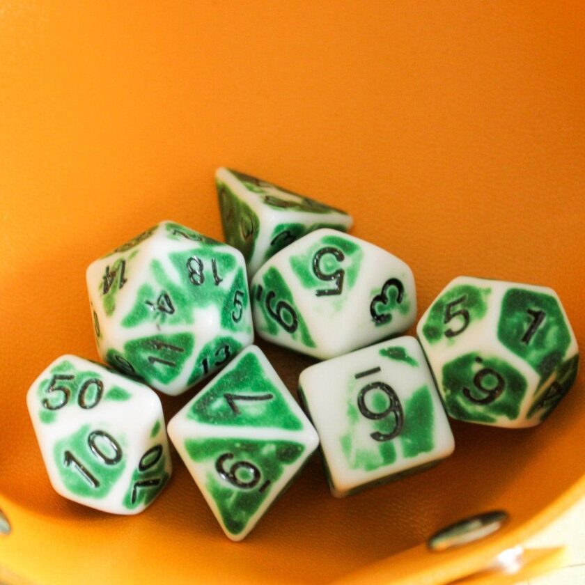 Archaic Light Green Dice Set