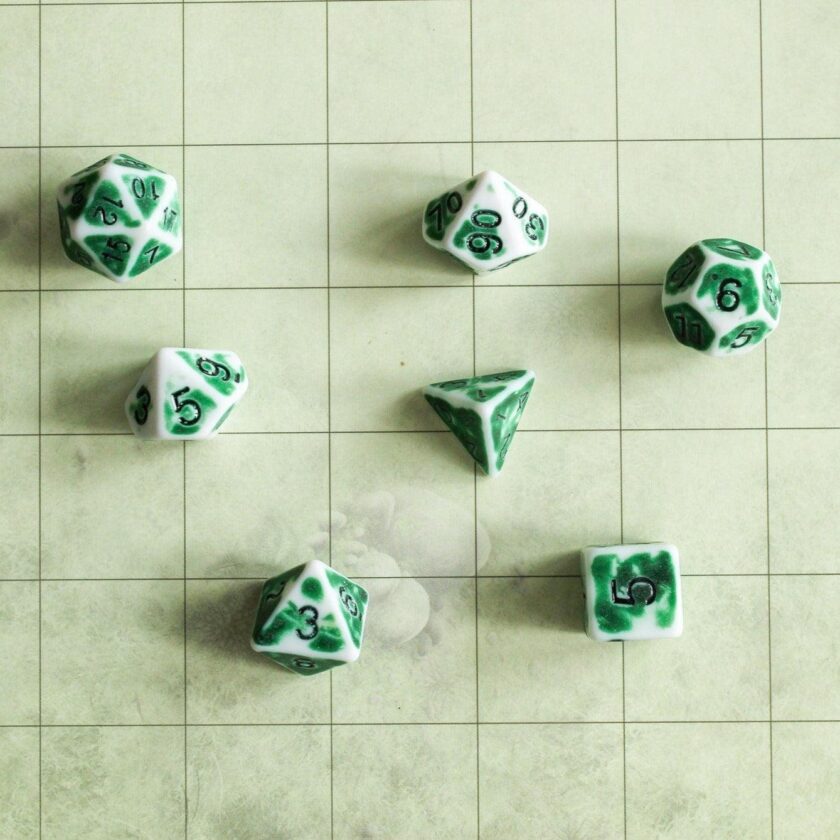 Archaic Light Green Dice Set - Image 7