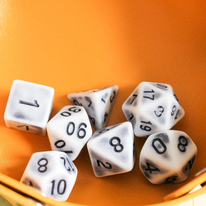 Archaic Grey Dice Set