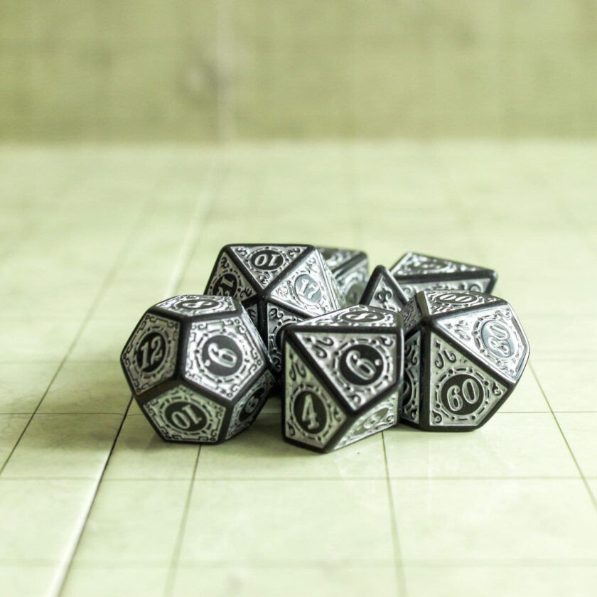 Zoltar White Dice Set - Image 3